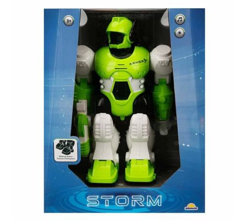Storm Brave Sesli ve Işıklı Yürüyen Robot 25 cm