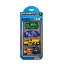 Street Machine 4'lü Mini Araçlar
