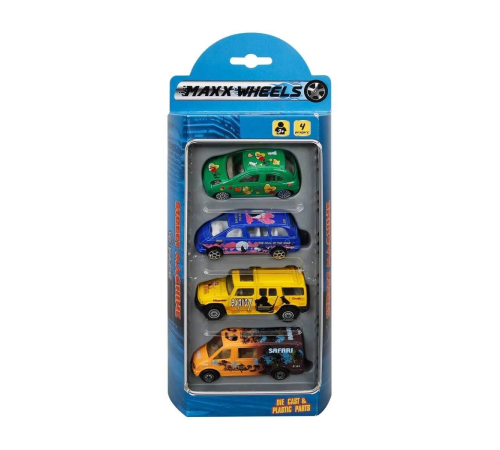 Street Machine 4'lü Mini Araçlar Street Machine 4'lü Mini Araçlar