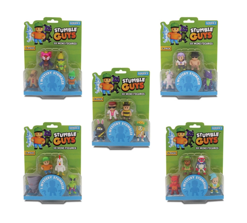 Stumble Guys 5'li Mini Figür - GIO-TUY14000 - 1 Kutu Fiyatıdır