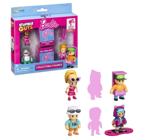 Stumble Guys x Barbie 6’lı Figür Seti Stumble Guys x Barbie 6’lı Figür Seti