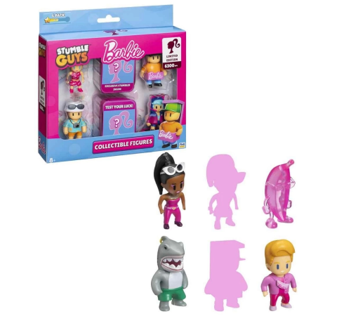 Stumble Guys x Barbie 6’lı Figür Seti Stumble Guys x Barbie 6’lı Figür Seti