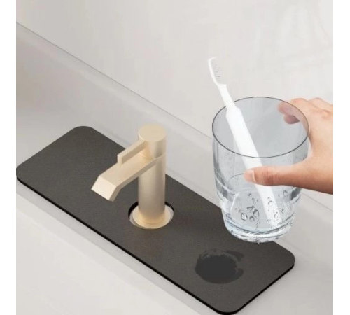 Su Emici Sihirli Lavabo Kenar Matı 38x13cm Su Emici Sihirli Lavabo Kenar Matı 38x13cm
