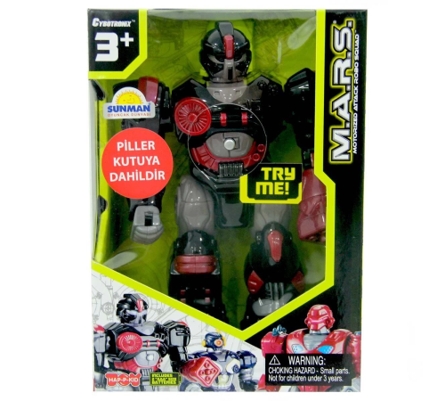 Sunman M.A.R.S. Işıklı Yürüyen Robot - S00005767 - 1 Adet Stokta Olan Gönderilir