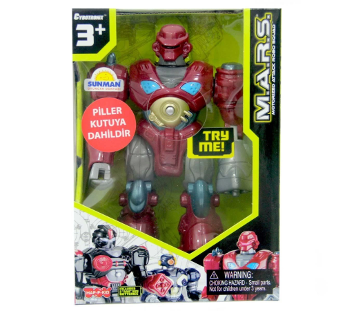 Sunman M.A.R.S. Işıklı Yürüyen Robot - S00005767 - 1 Adet Stokta Olan Gönderilir