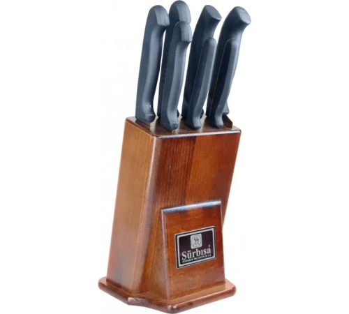 Sürbısa 61510 - Sürmene Mutfak Bıçakları Seti - 7 li Set Sürbısa 61510 - Sürmene Mutfak Bıçakları Seti - 7 li Set