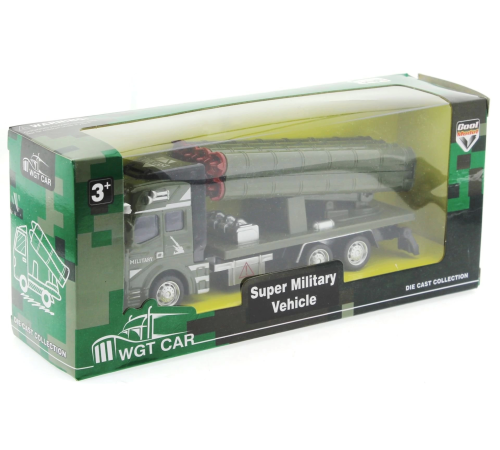 Sürtmeli Die Cast Metal Roketatar Rampalı Askeri Kamyon