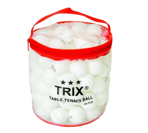 T-813A Trix Pinpon Topu Beyaz 100 Adet