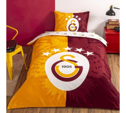Taç Galatasaray 5. Yıldız Tek Kişilik Lisanslı Nevresim Takımı Taç Galatasaray 5. Yıldız Tek Kişilik Lisanslı Nevresim Takımı