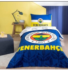 Taç Lisanslı Tek Kişilik Nevresim Takımı Fenerbahçe Palamut