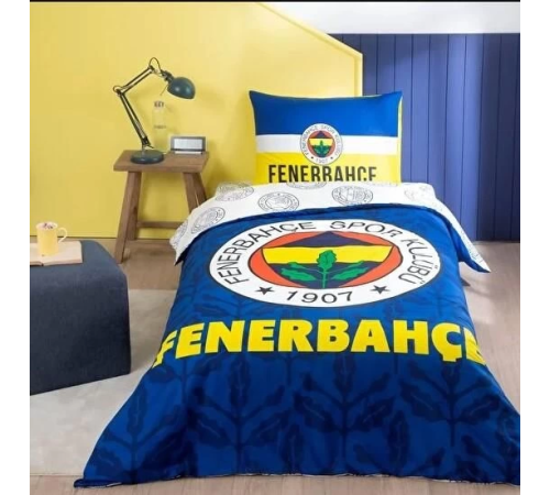 Taç Lisanslı Tek Kişilik Nevresim Takımı Fenerbahçe Palamut Taç Lisanslı Tek Kişilik Nevresim Takımı Fenerbahçe Palamut