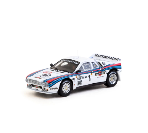 Tarmac Works 1/64 Lancia 037 Rally Rally Monte Carlo 1983 #1 with Tarmac Cards Tarmac Works 1/64 Lancia 037 Rally Rally Monte Carlo 1983 #1 with Tarmac Cards