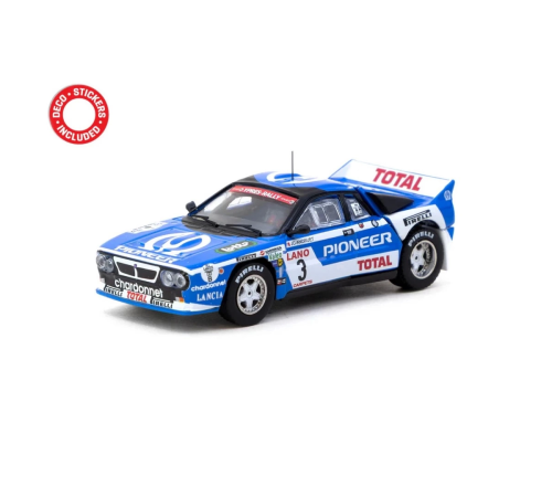 Tarmac Works 1/64 Lancia 037 Rally Ypres 24 Hours Rally 1983 #3 Tarmac Works 1/64 Lancia 037 Rally Ypres 24 Hours Rally 1983 #3