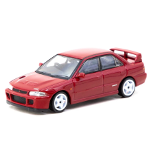 Tarmac Works 1/64 Mitsubishi Lancer GSR Evolution II Red with Tarmac Cards