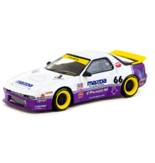 Tarmac Works 1/64 Pandem Mazda RX-7 FC3S White / purple - HOBBY64