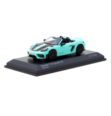 Tarmac Works x Minichamps 1/64 Porsche 718 Spyder RS Mint Green
