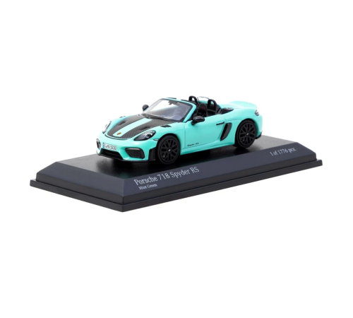 Tarmac Works x Minichamps 1/64 Porsche 718 Spyder RS Mint Green