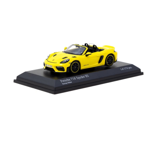 Tarmac Works x Minichamps 1/64 Porsche 718 Spyder RS Racing Yellow Tarmac Works x Minichamps 1/64 Porsche 718 Spyder RS Racing Yellow