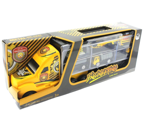 Taşınabilir Die Cast Metal Araçlı İnşaat Kamyonu
