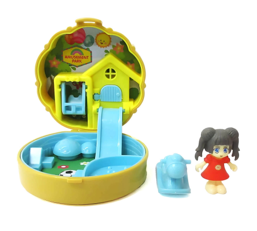 Taşınabilir Dollhouse Mini Figür Sürpriz Paket Taşınabilir Dollhouse Mini Figür Sürpriz Paket
