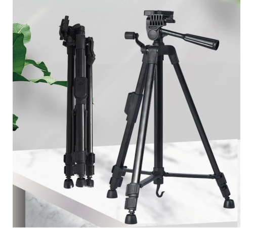 Telefon ve Fotoğraf Makinası Takılabilen Bluetooth Kumandalı 146 cm Tripod