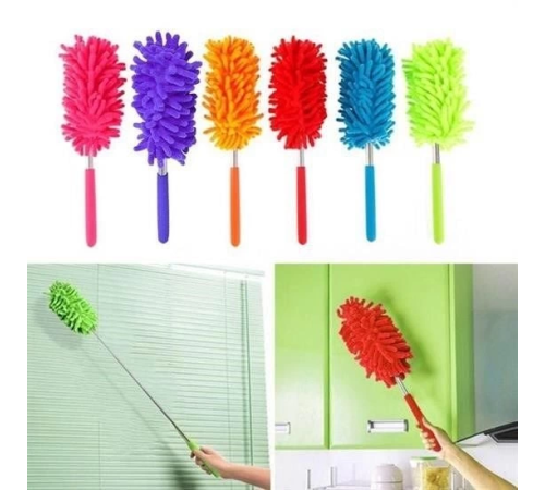 Teleskopik Mikrofiber Pratik Uzayabilen Toz Alma Fırçası Aparatı Teleskopik Mikrofiber Pratik Uzayabilen Toz Alma Fırçası Aparatı