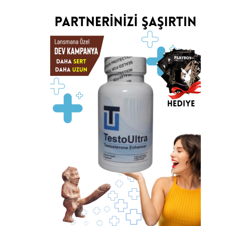 TestoUltra Sertleştiricili Geciktiricili Büyütücülü Etkili Erkek Performans Arttırıcılı Set TestoUltra Sertleştiricili Geciktiricili Büyütücülü Etkili Erkek Performans Arttırıcılı Set