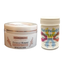 Three Brand 100 ml Arnavut Aklık Kremi+Foot Care Cream Cooling Peppermint 50 ml Ayak Bakım Kremi Nane Ferahlığı ve Kokusu
