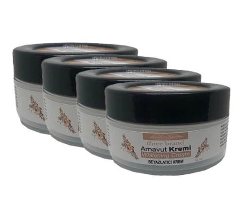 Three Brand 4lü Adet Arnavut Kremi Whitens Cream Tüm Bölge Aklık Kremi 50 ml HAZN926000419