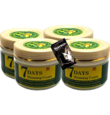 Three Brand 7 Days 4'lü Birden Ginger Miracle Slimming Cream Kremi 100 ml + 1 Hediye Jel