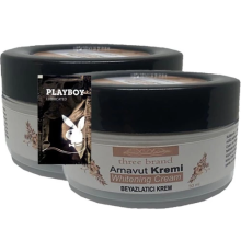 Three Brand Arnavut Kremi 1+1 Whitening Cream Bölgesel Aklık Kremi 50 ml + 1 Tane Hediye Jel