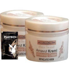 Three Brand Arnavut Kremi 100 ml Whitens Cream Antikara Kremi SNMP20382 + 1 Adet Jel Hediye