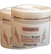 Three Brand Arnavut Kremi 2li Adet Whitens Cream Tüm Bölge Aklık Kremi 100 ml