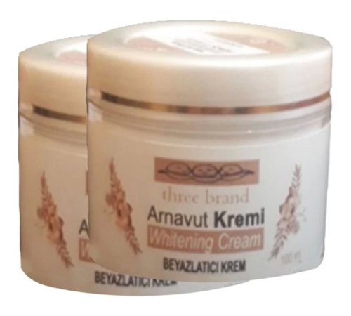 Three Brand Arnavut Kremi 2li Adet Whitens Cream Tüm Bölge Aklık Kremi 100 ml Three Brand Arnavut Kremi 2li Adet Whitens Cream Tüm Bölge Aklık Kremi 100 ml