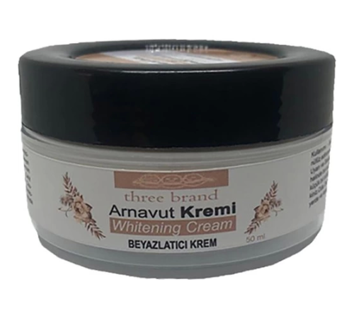 Three Brand Arnavut Kremi Whitens Cream Aklık Kremi GIZEY-92-2:0118 50 ml