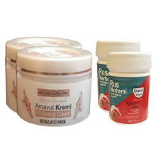 Three Brand Vücut Kremi 100 ml Arnavut Kremi 2 Adet + Rus Merhemi 50 ml 2 Adet