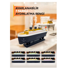 Titanic/Vapur/Gemi Aromaterapi Hava Nemlendirici Kuruluğu Önlemek Için Verimli Gemi Dizaynlı Difüzör