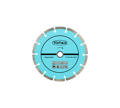 Tomax Segmentli Elmas Beton Kesici Disk - 230x2,4x22 Tomax Segmentli Elmas Beton Kesici Disk - 230x2,4x22