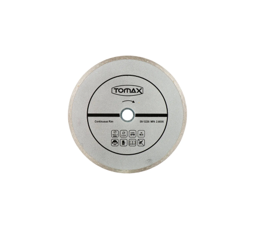 Tomax Sürekli Elmas Fayans Kesici Disk - 230x2,4x22 Tomax Sürekli Elmas Fayans Kesici Disk - 230x2,4x22