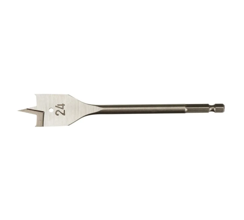 Tomax Yaprak Tip Ahşap Matkap Ucu 24x405mm - HEX Saplı Tomax Yaprak Tip Ahşap Matkap Ucu 24x405mm - HEX Saplı