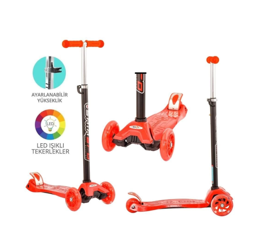 Torutoys Kırmızı Twist Işıklı Scooter Kırmızı Torutoys Kırmızı Twist Işıklı Scooter Kırmızı