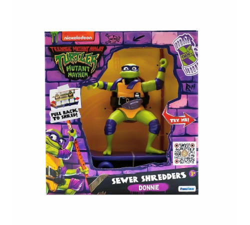 TU814001 TMNT Ninja Kaplumbağalar Çek Bırak Kaykay Figür - 71055 TU814001 TMNT Ninja Kaplumbağalar Çek Bırak Kaykay Figür - 71055
