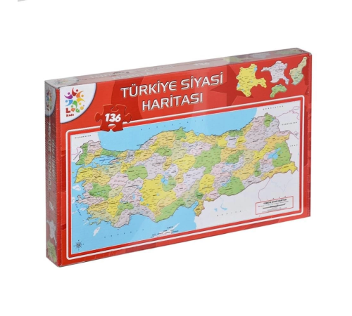 Türkiye Siyasi Haritası Puzzle Türkiye Siyasi Haritası Puzzle