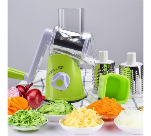 Tutma Kollu Çevirmeli Pratik Rulo Rende Drum Grater (336336)