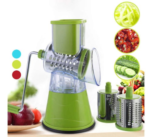Tutma Kollu Çevirmeli Pratik Rulo Rende Drum Grater (336336)