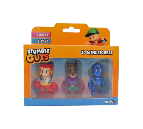 TUY23000 Stumble Guys 3lü Mini Figür TUY23000 Stumble Guys 3lü Mini Figür