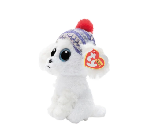 Ty Beanie Boos Bereli Beyaz Peluş Köpek Sleighbell 18 cm Ty Beanie Boos Bereli Beyaz Peluş Köpek Sleighbell 18 cm