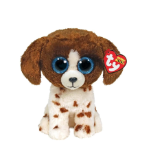 TY Beanie Boos Kahverengi Benekli Peluş Köpek Muddles 22 cm