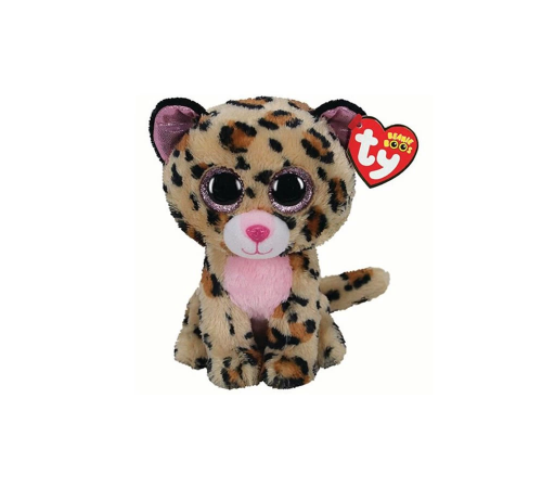 TY Beanie Boos Kahverengi Benekli Peluş Leopar Livvie 15 cm