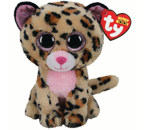 TY Beanie Boos Kahverengi Benekli Peluş Leopar Livvie 22 cm TY Beanie Boos Kahverengi Benekli Peluş Leopar Livvie 22 cm